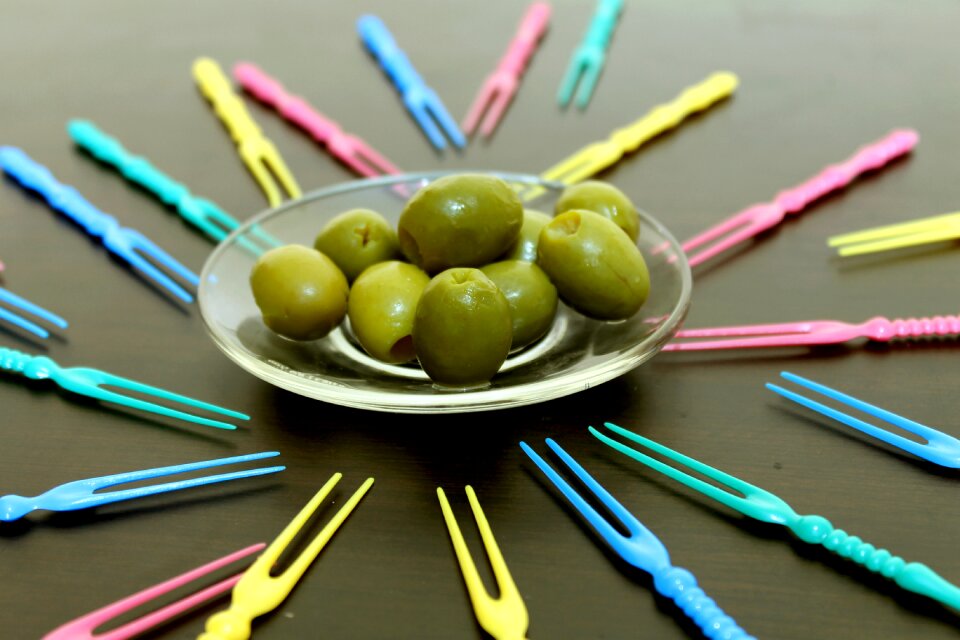 Entry strip taste olives pitted