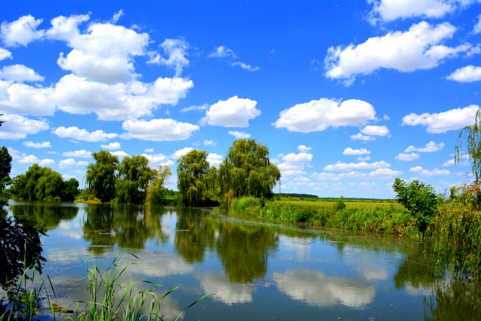 Lake reflection nature