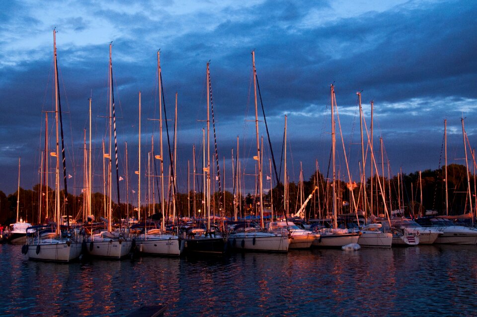 Sea sails tranquility