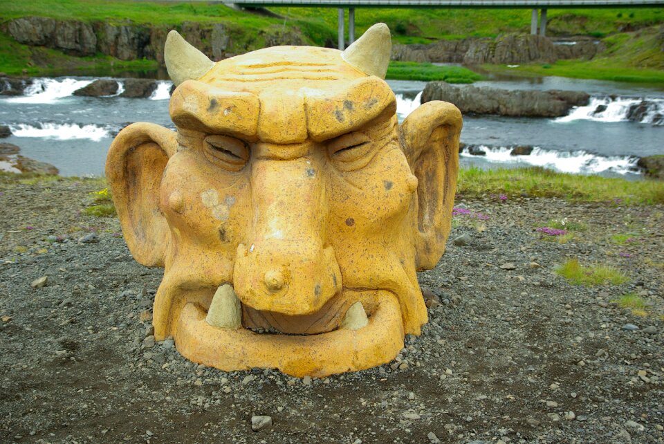 Iceland legend face