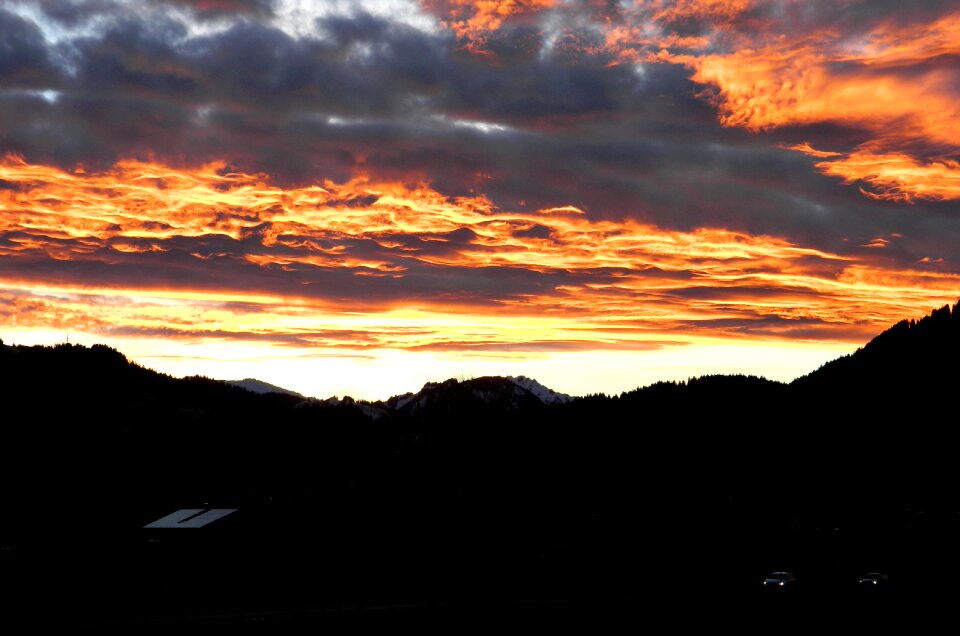 Abendstimmung sky landscape
