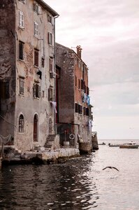 Maritime village atmosphere water