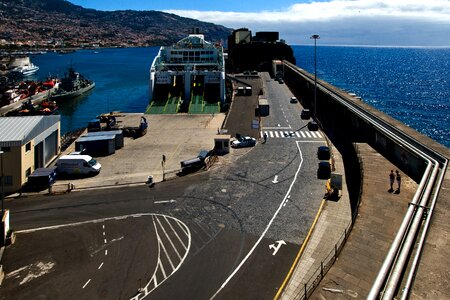 Funchal port ship photo