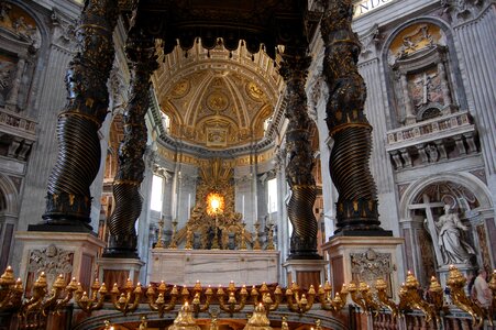 Vatican faith baldachin