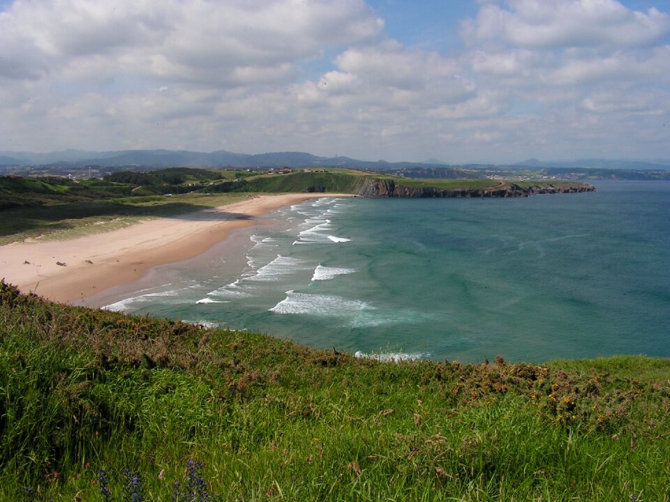 Coastal landscape waves