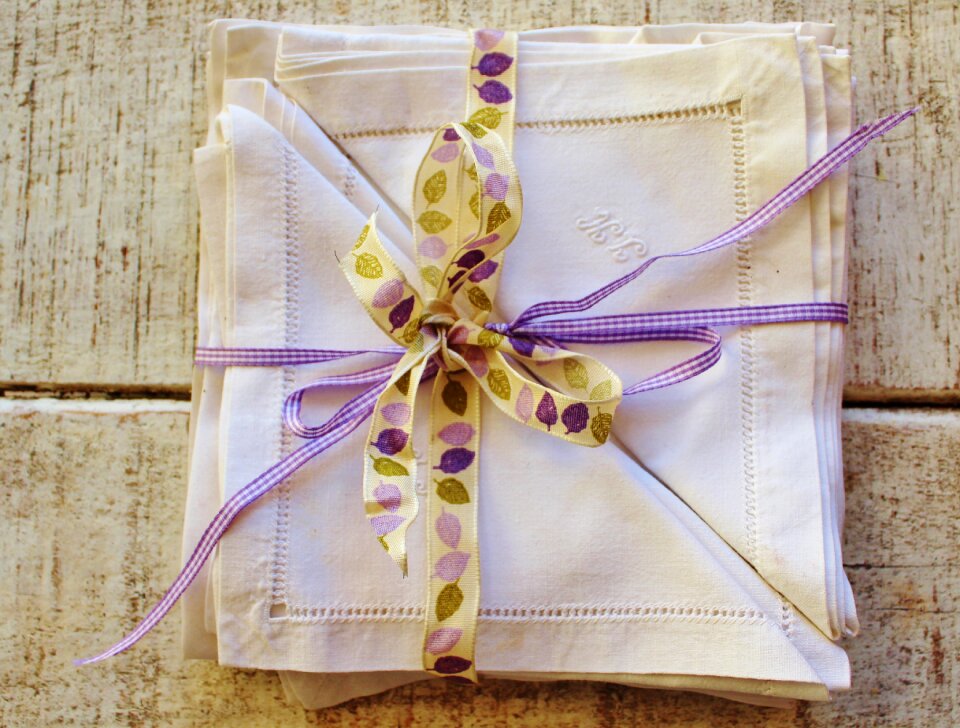 Napkin monogram deco