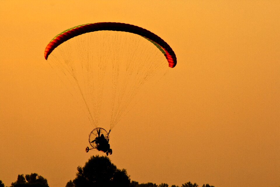 Motor motorsegler landing