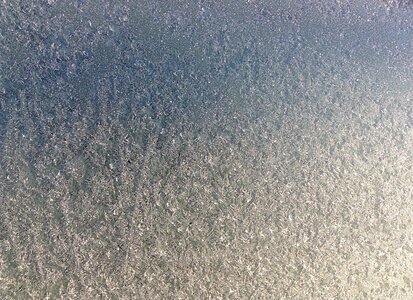 Frozen ice crystals cooling