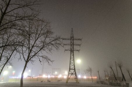 Power night sky