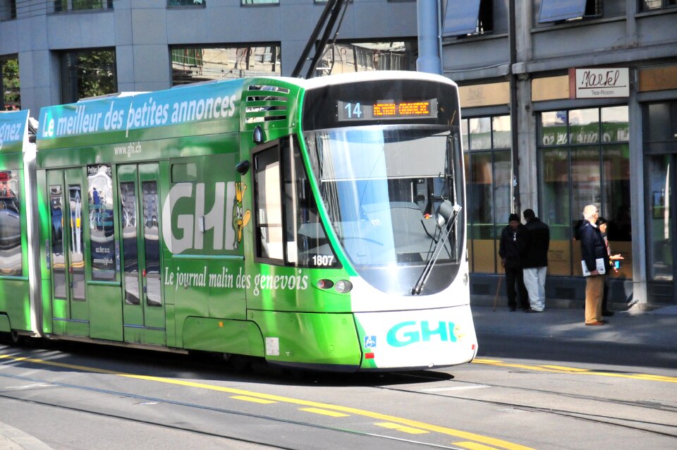 The tram city vehicle