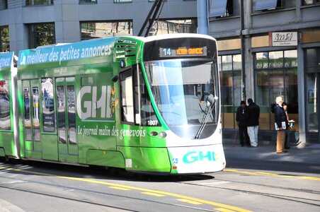 The tram city vehicle
