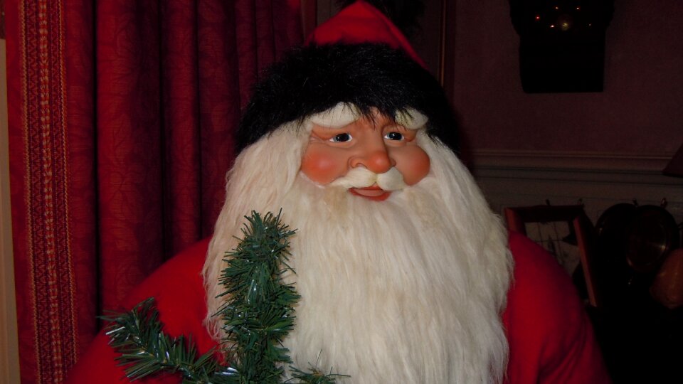 Cheerful father christmas