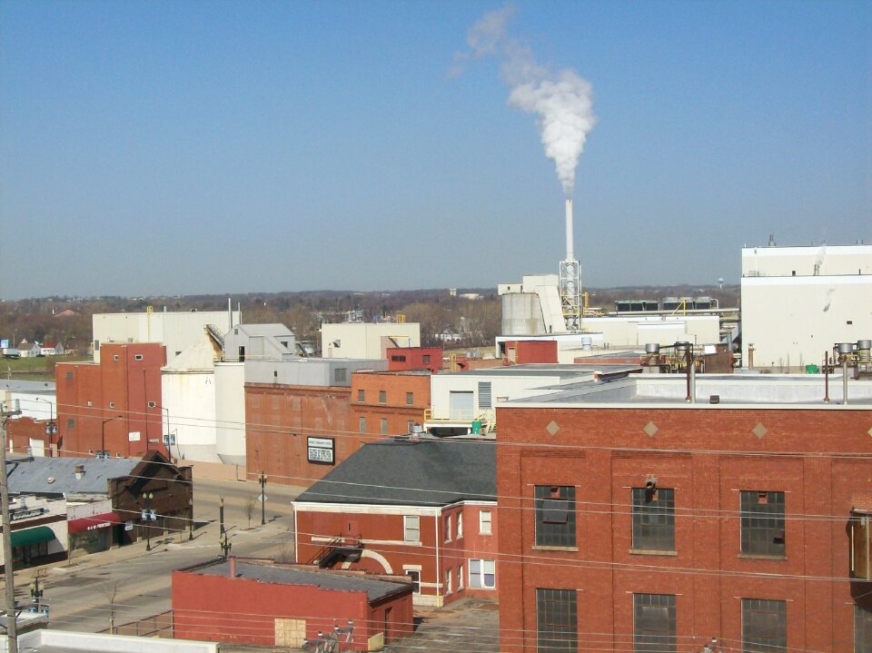 Factory cityscape