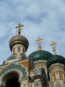 Russian orthodox dome architecture photo