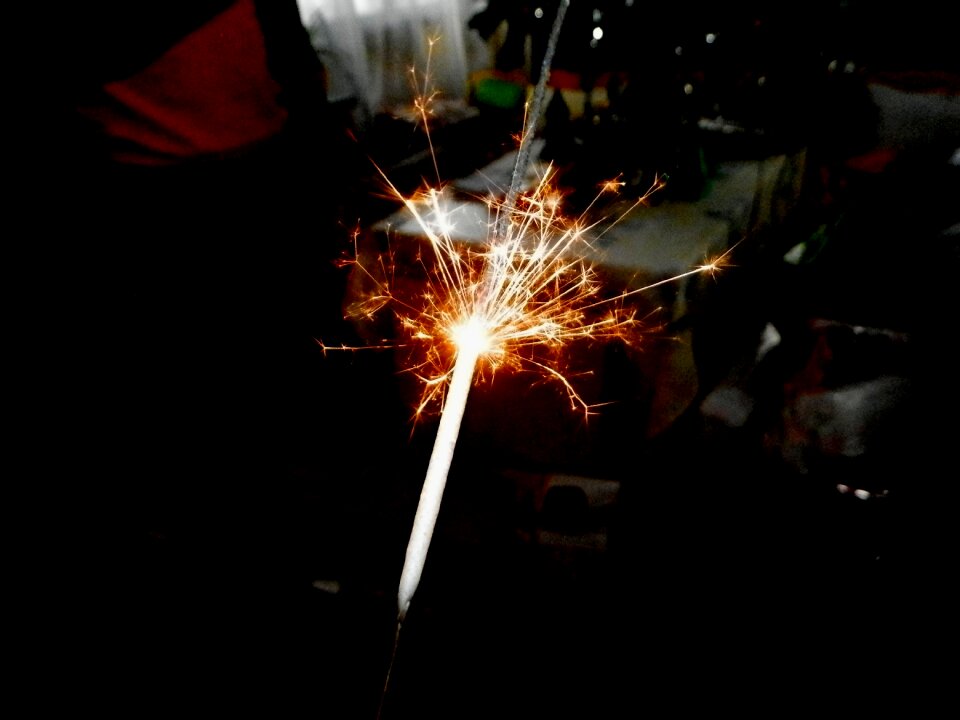 Light christmas spark