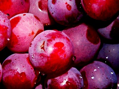 Fruit grape fruit washed
