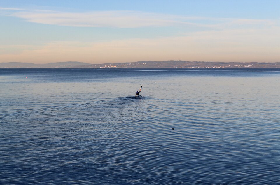 Paddler lake lake constance