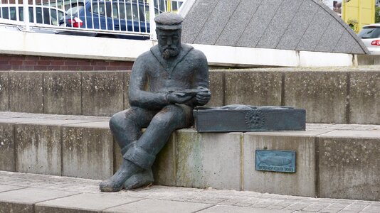 Kappeln fisherman statue