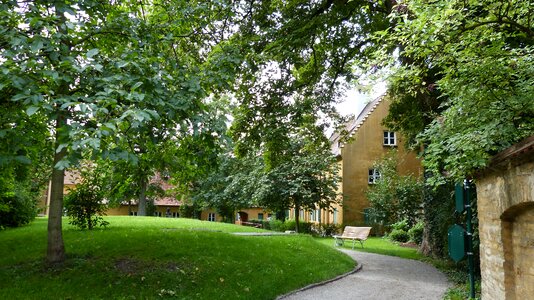 Park architecture trees photo