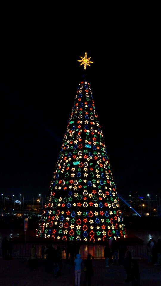 Tree lights star