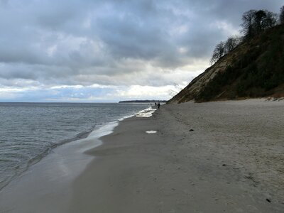 Baltic sea sand sky photo