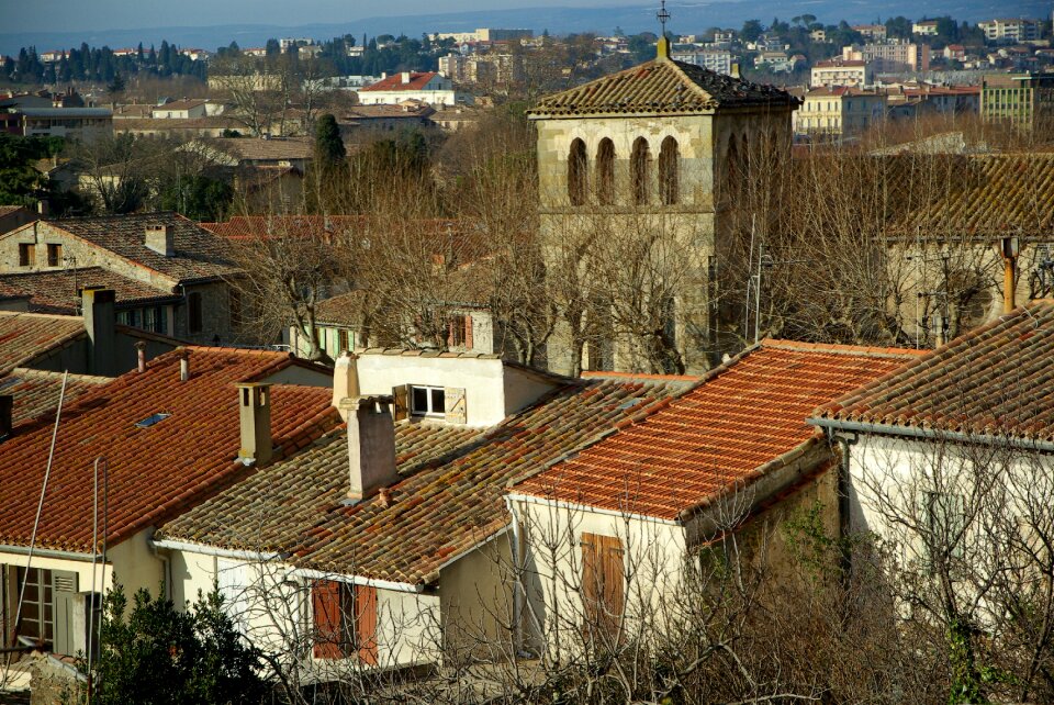 Old town tiles church