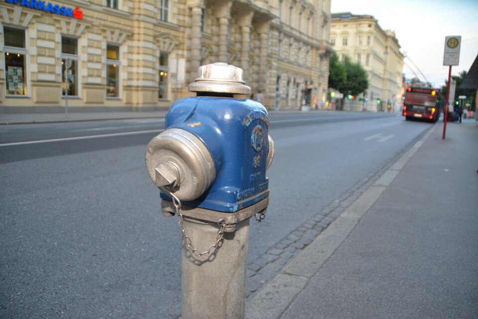 Hydrant road bus stop