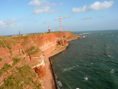 Cliffs sea sky
