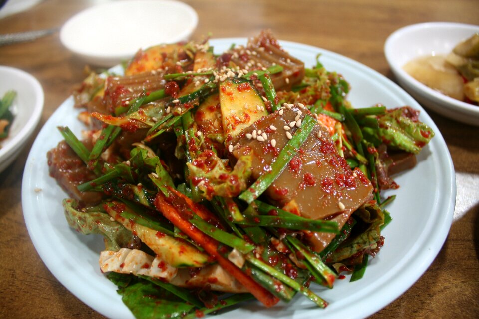 Busan dotorimuk korean food