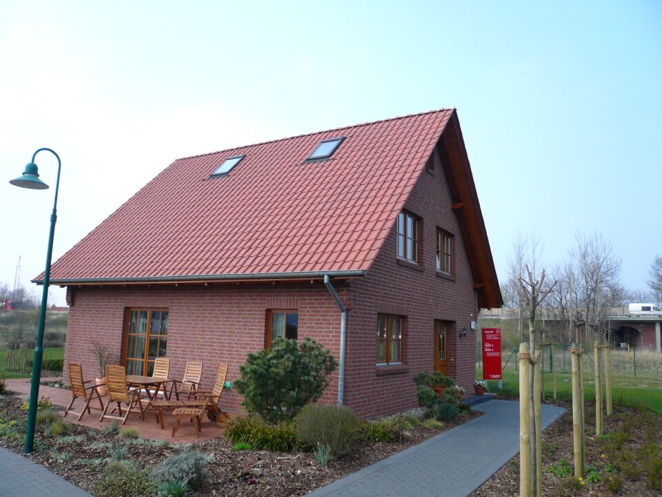 Architecture sky red roof