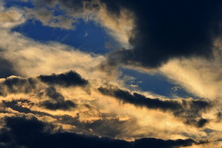Clouds luminescent glowing