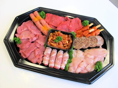 Supermarket meal party