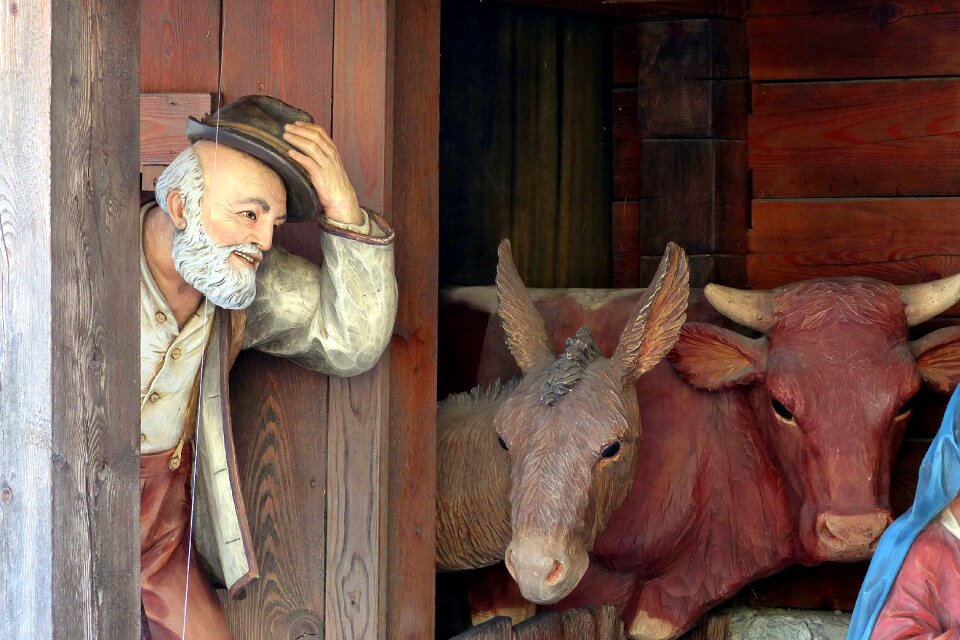 Uttendorf christmas nativity scene