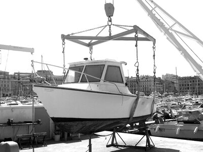 Marseille ship fishing boat