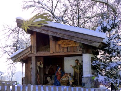 Uttendorf christmas nativity scene photo