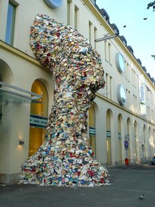 Sculpture pedestrian zone austria photo