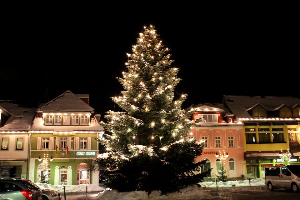 Night photograph winter night