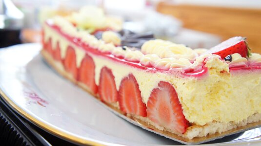 Fruit cream dessert