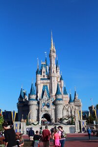 Theme park castle disney world