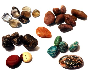 Stone crystal minerals