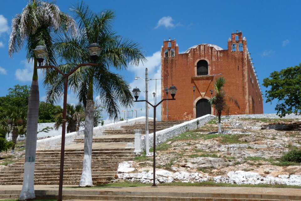 Mexico yucatan church
