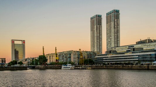 Buildings argentina blue