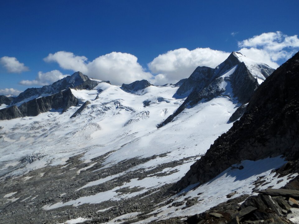 Snow glacier landscape