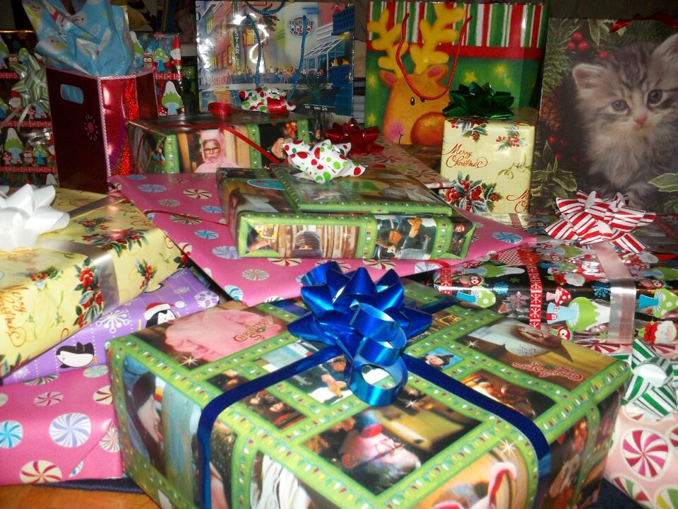Xmas gift celebration