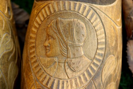 Wood carving brittany peasant
