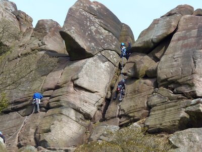 Staffordshire moorland rocks