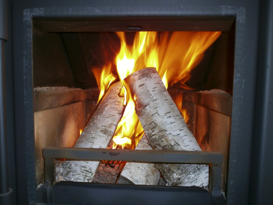 Fireplace passion flames