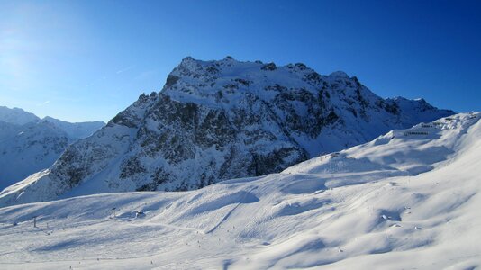 Mountains alpine snow