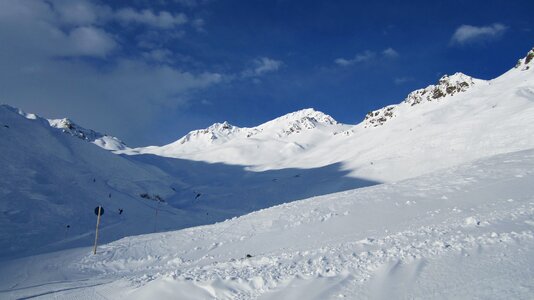 Mountains alpine snow