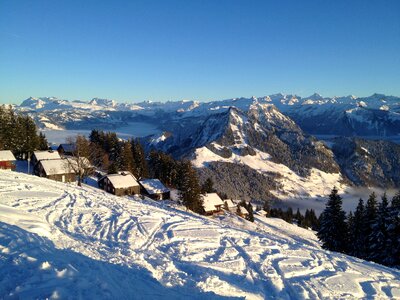 Winter mood view foresight